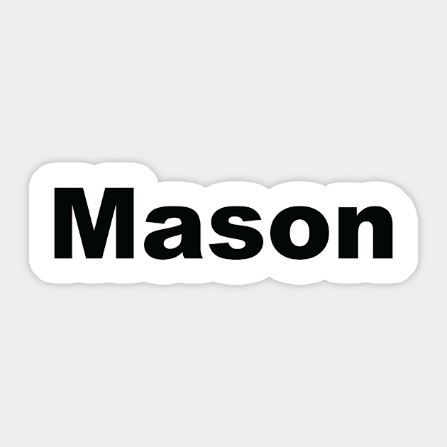 Mason Sticker by ProjectX23